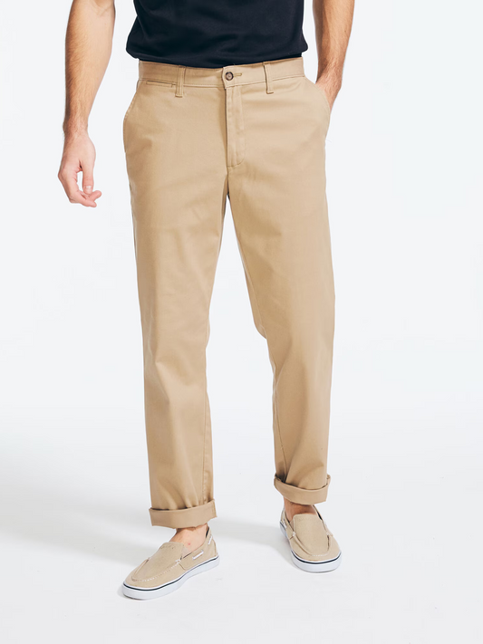 Pantalón de náutico de corte clásico resistente a las arrugas