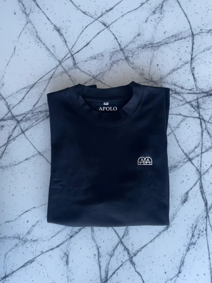 CAMISA CLÁSICA NEGRA- APOLO